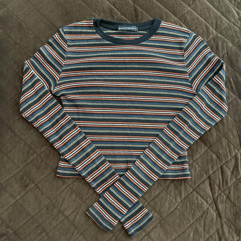 stripped brandy Melville long sleeve - size small!